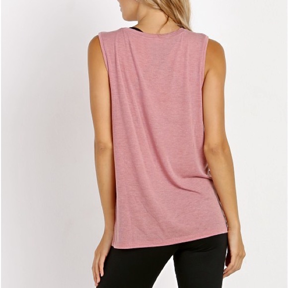 Rae Mode Sleevless Love Tank Ultra Soft Cranberry SZ Large NWT - Picture 1 of 14